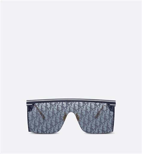 DiorClub M1U Blue Dior Oblique Mask Sunglasses 